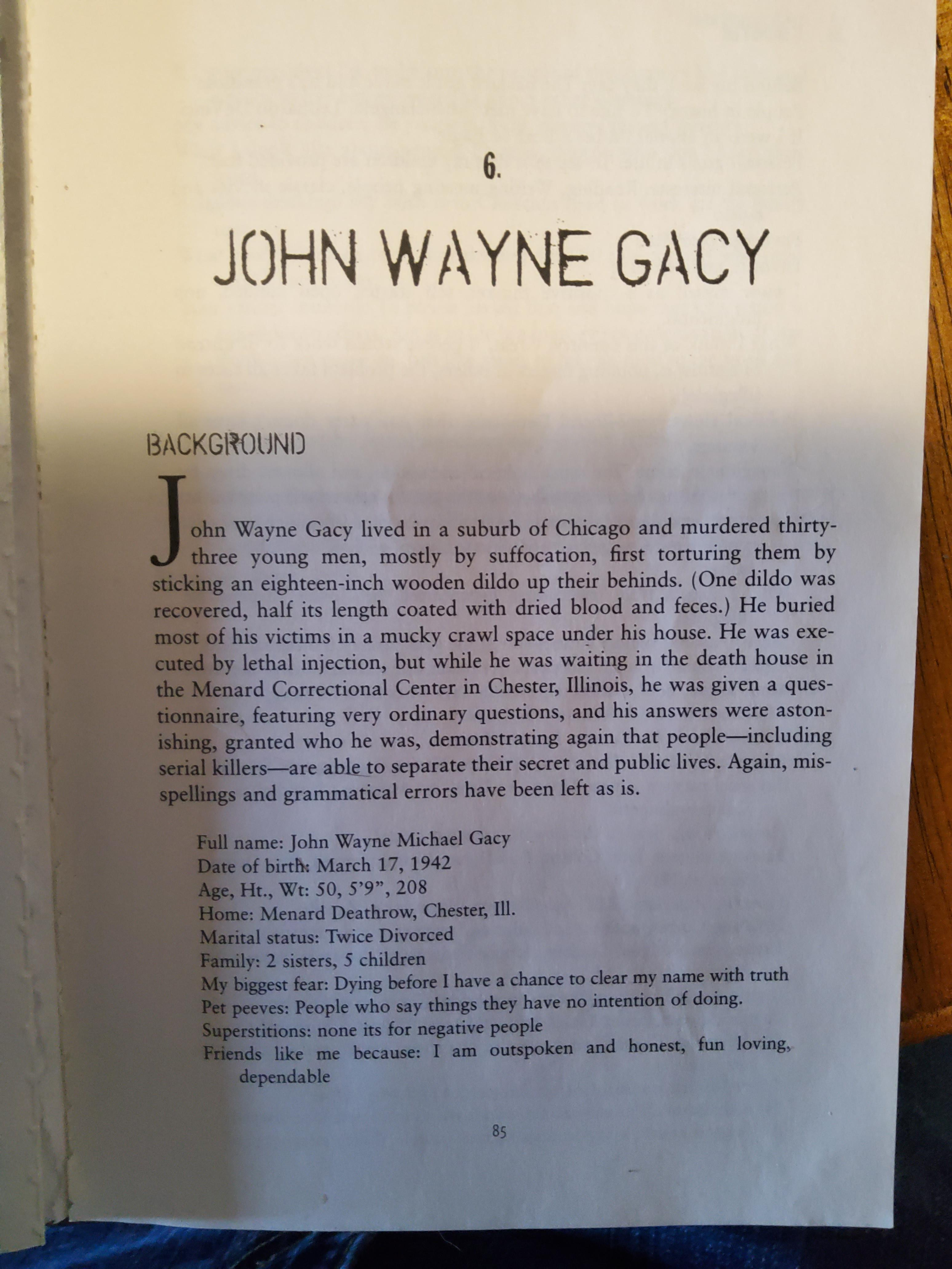 John Wayne Gacy Archive