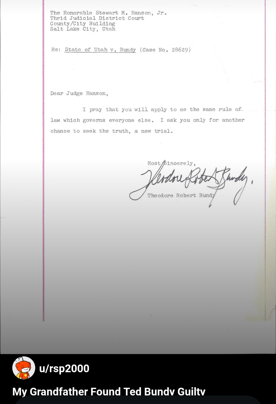 Bundy Evidence