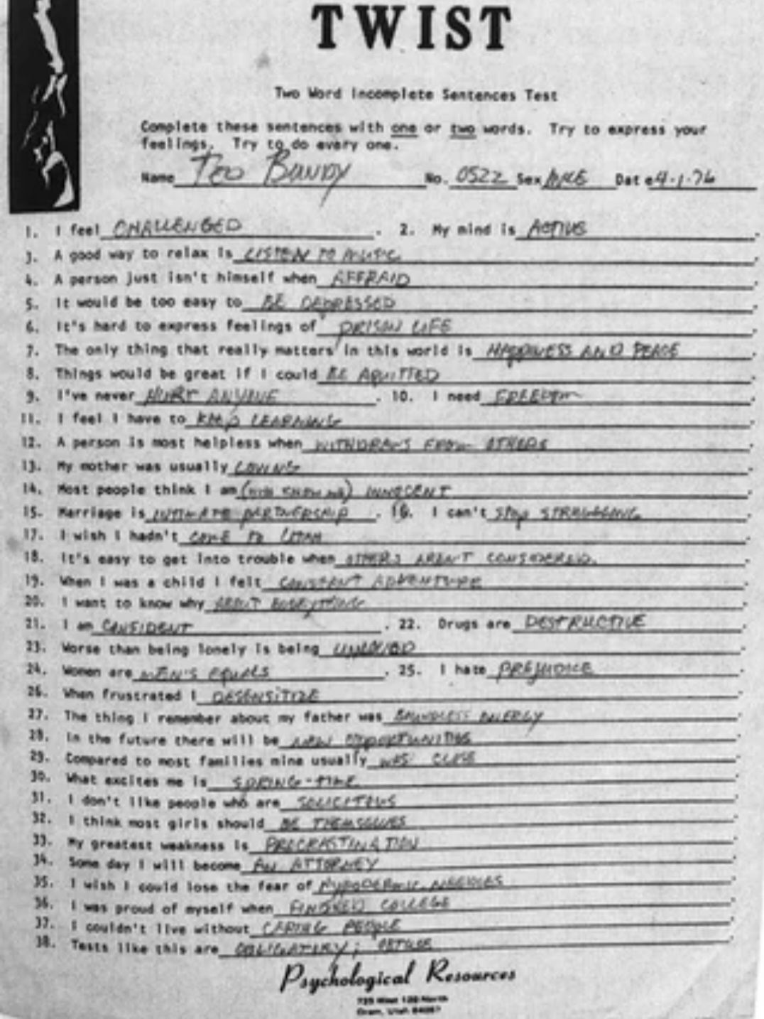 Bundy Evidence